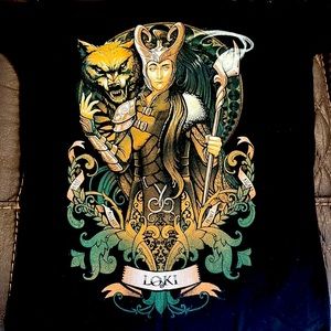 NWOT medium Loki graphic t-shirt.